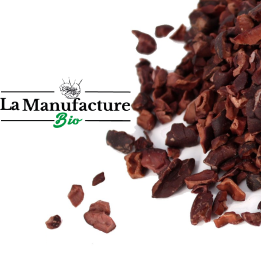 Pépites de cacao torréfiées | La Manufacture Bio
