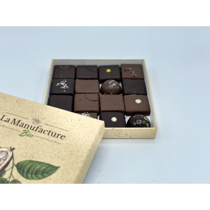 Coffret 16 bonbons | La Manufacture Bio