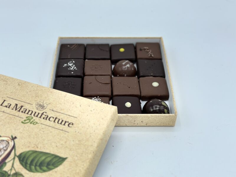 Coffret kraft ouvert